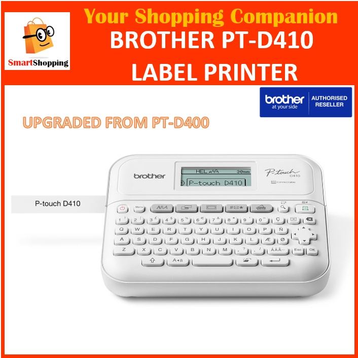 (Original) Brother PT-D410 PT D410 410 PC Connectable Label Printer ...