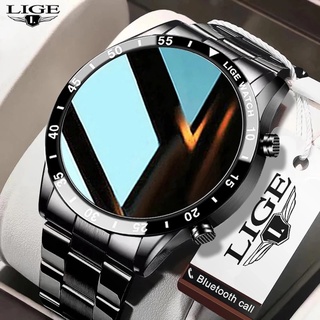 LIGE Men Smart Watch Waterproof Full Touch Screen Luxury Sport