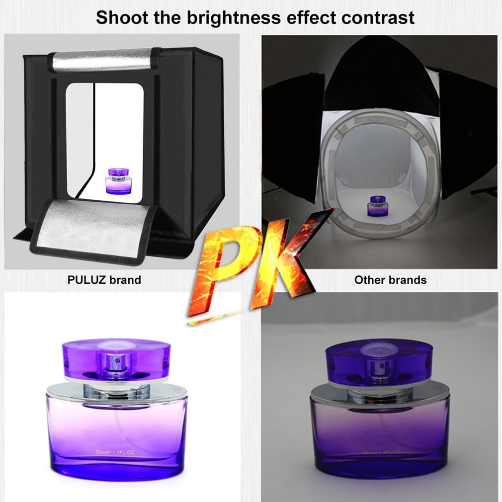 LOCALSELLER] PULUZ 60*60cm 60W LED Light Box Photo Studio