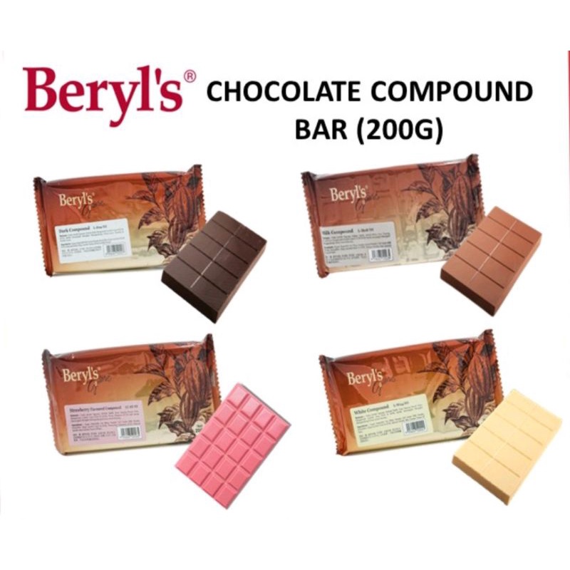 Beryl's Compound Bar 200g Chocolate | Shopee Singapore
