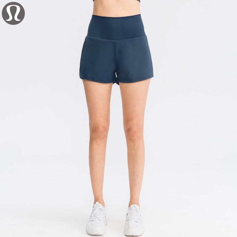 Lululemons Pocket Yoga Sports Shorts Women's Nylon Ice Feeling Quick