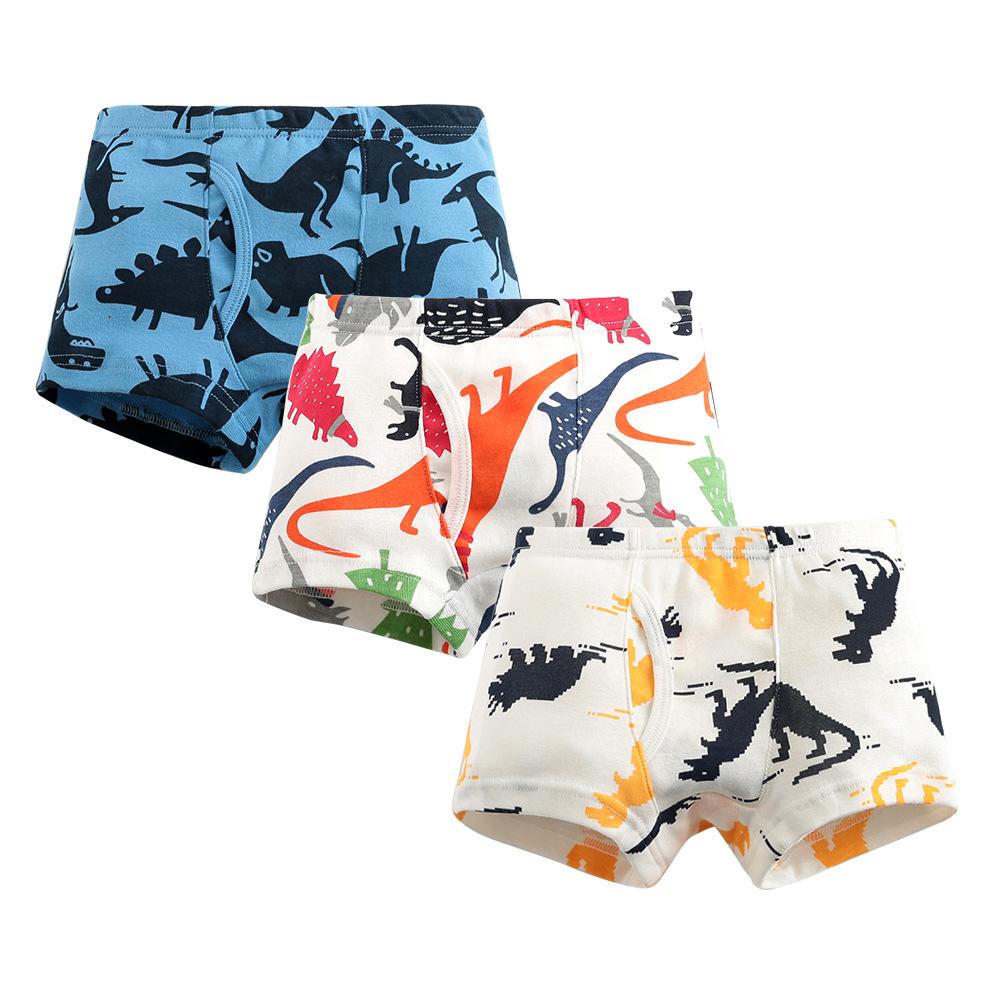 3 Pack Boys' Underwear Baby Super Soft combed Cotton Briefs Kids