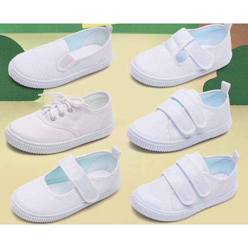 Eu size 22 40 White School Shoes Children Canvas baby Shoes Girl Boys Student Casual Shoe Sneakers Child Sports Running Children Fash Shopee Singapore