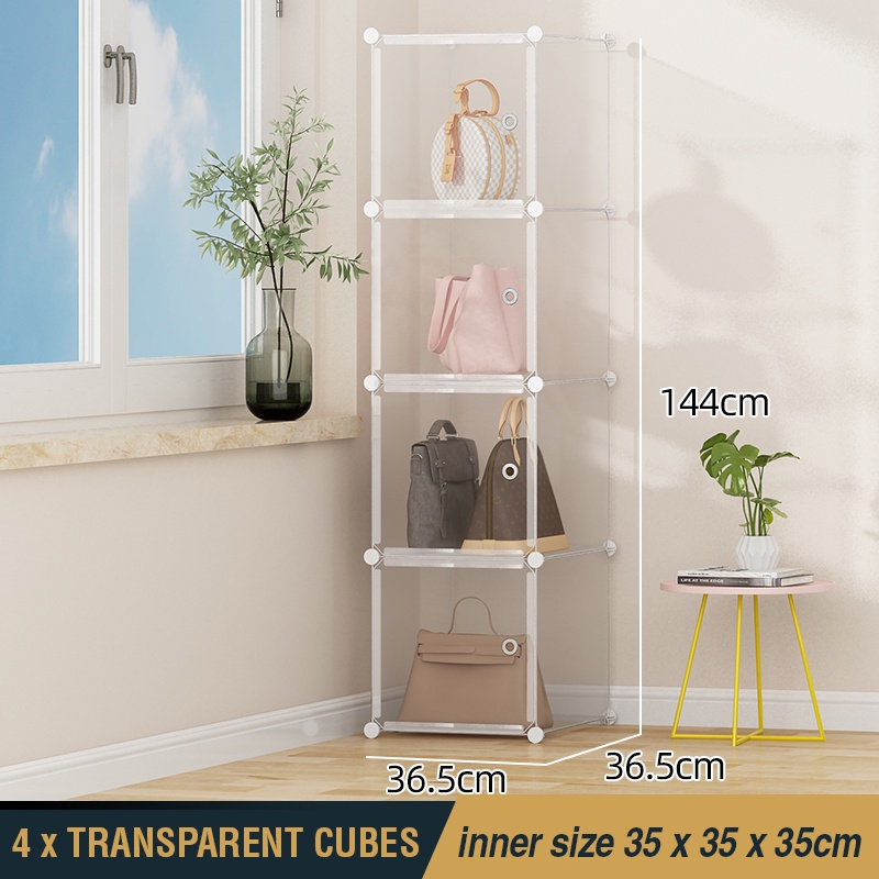 Handbag Storage Cabinet | Designer Bag Storage | Room Storage Rack | Bag Shelf | Spacing Saving ...