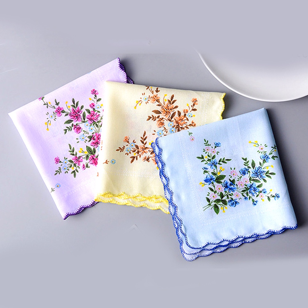 Pink - Hand Embroidered Cotton Roti Napkin 10 main image 1