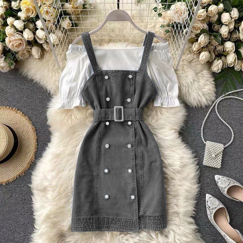 Dress 2in1 overall/ dress 2in1/women's Clothing