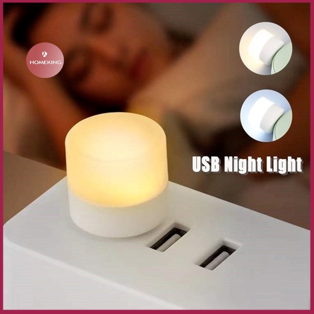 USB Plug Lamp Computer Mobile Power Charging Treasure LED Eye ...