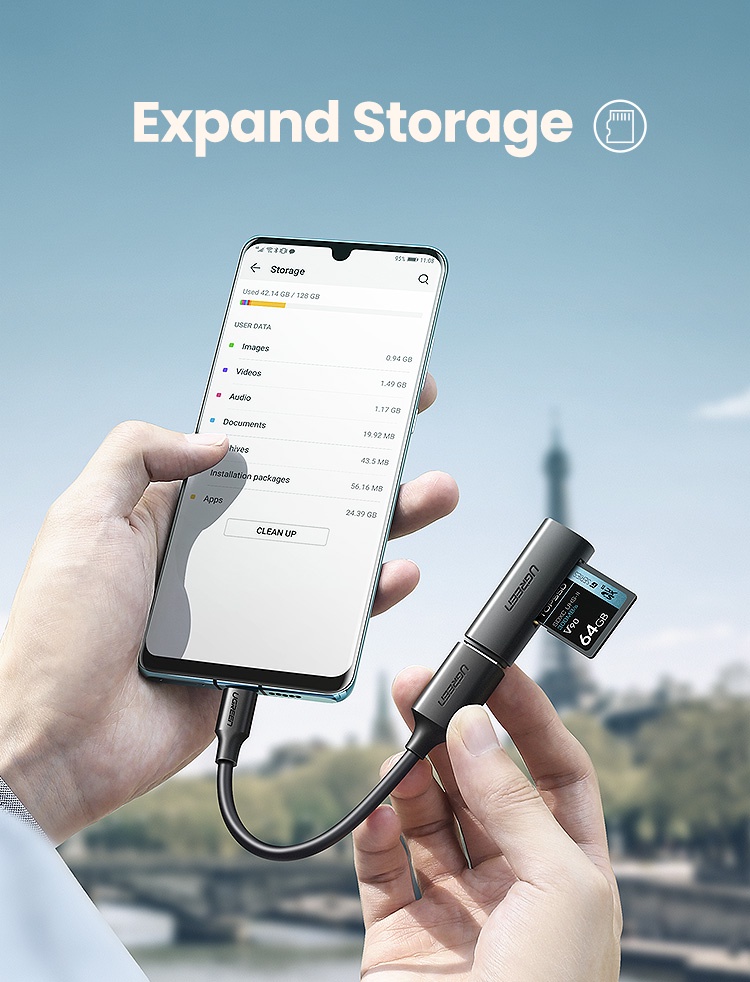 UGREEN USB C OTG Cable Type C to USB 2.0 Adapter 13cm | Shopee Singapore