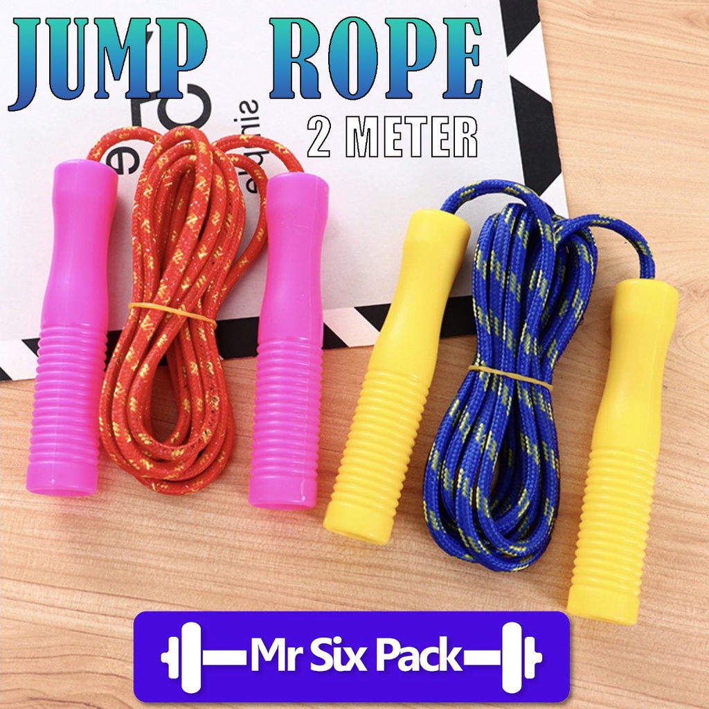 CLEARANCE Jump Rope 2 Meter Skipping Rope Children Kids Nylon Jumping ...