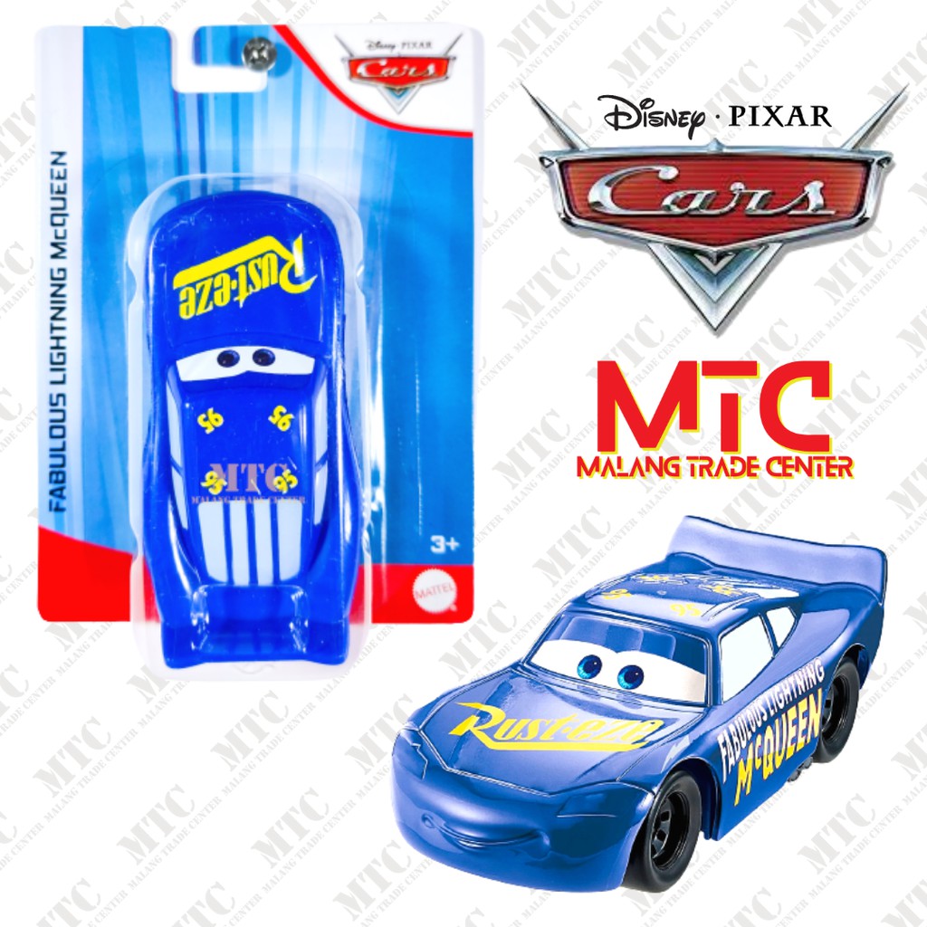 Disney Pixar Cars Original Mattel Lightning McQueen Dinoco Cruz Ramirez Fabulous Jackson Shopee Singapore