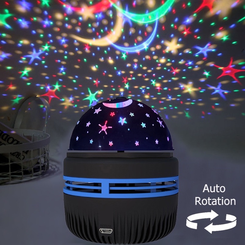 EMSLASER Disco Ball Light Led Usb RGB Magic DJ Strobe Pinspot Star ...