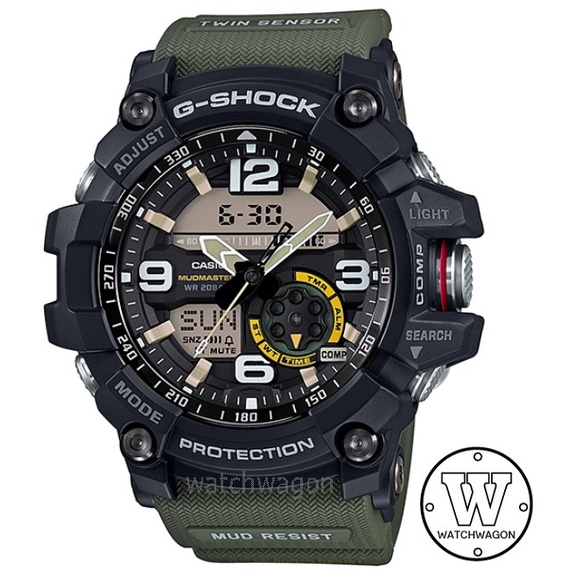 Cinturino Di Ricambio In Resina Per Casio G-Shock GWG-2000 E GWG-2040 Mudmaster – Nero