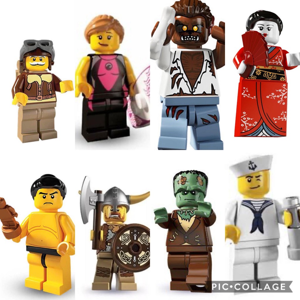 LEGO series 3 and 4 minifigures | Shopee Singapore