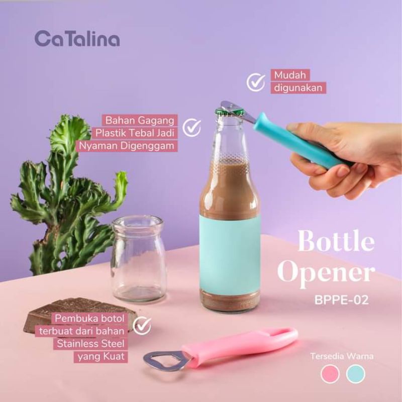 CaTalina Pembuka Botol Bottle Opener Stainless - Gambar 4