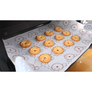 Non-Stick Silicone Baking Mat Pad, 42*29.5cm Baking Sheet Glass