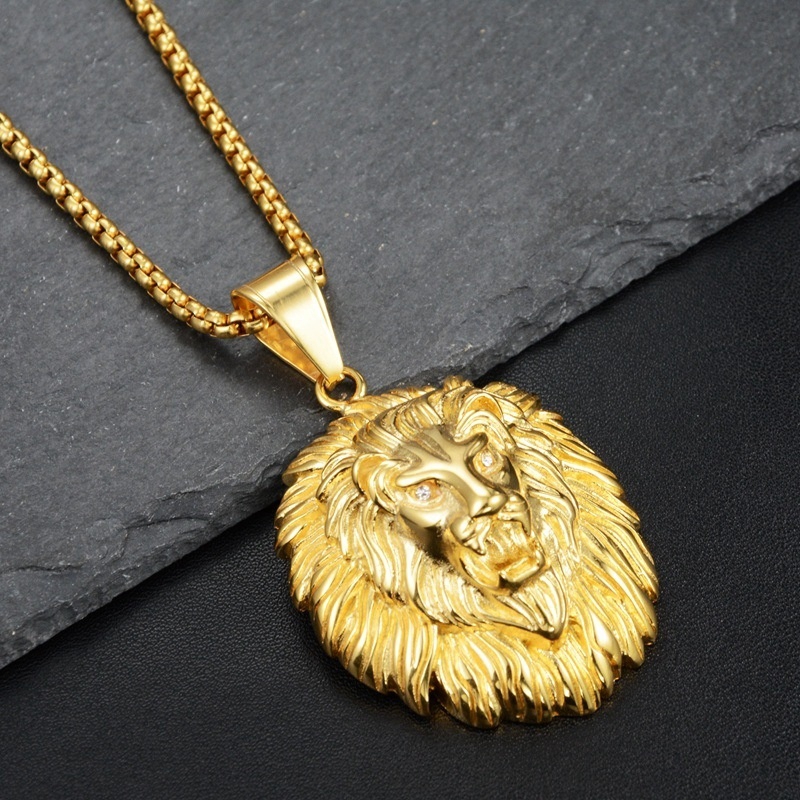 Gold plated hot sale pendant mens