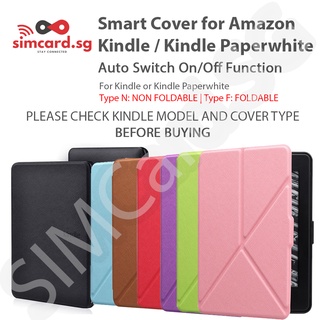 for  Kindle Paperwhite Case Smart Cover for Kindle 10th Hard Case for  Kindle Paperwhite 4/3/2 Print Cover+film+pen