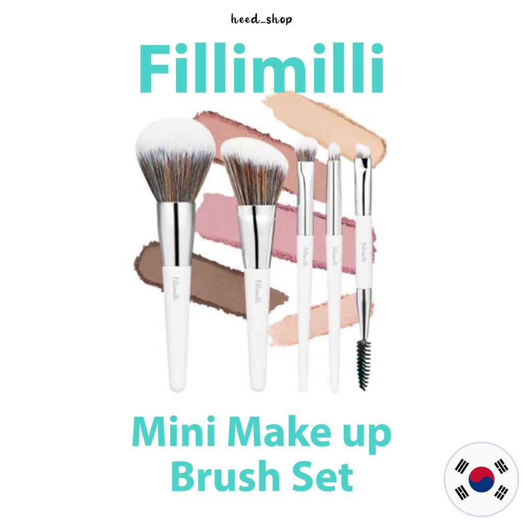 [Fillimilli] Mini Makeup Brush Set (5types) Shopee Singapore