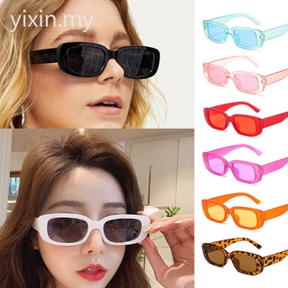 Square Half Frame Ocean Sunglasses For Women Men Trendy Retro Design Male  Ladies Car Driving Transparent Clean Sun Glasses 2023