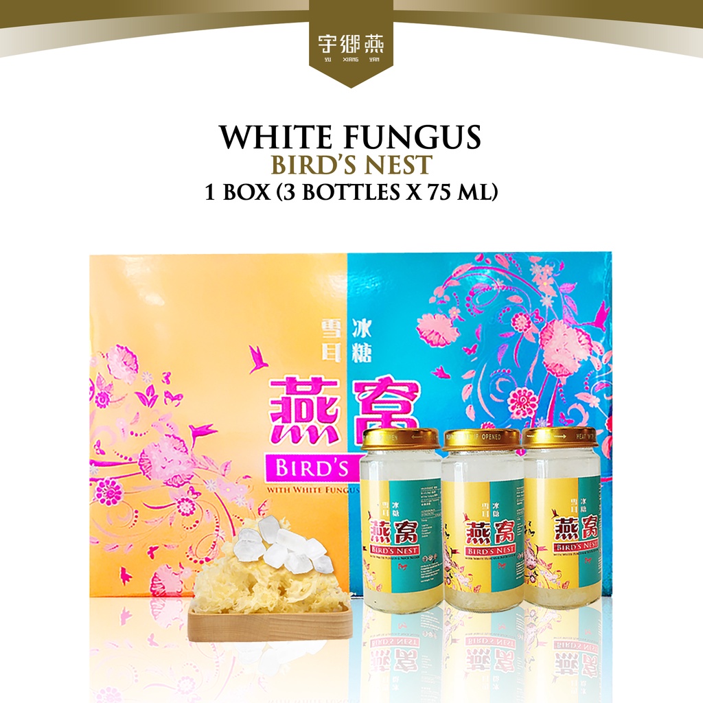 YuXiangYan White Fungus & Rock Sugar Premium Bottled Bird's Nest 3s Yu