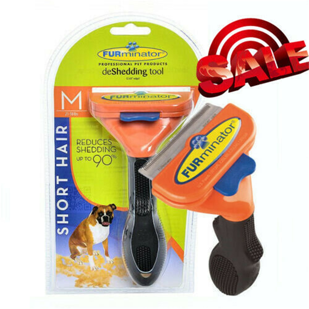Cat /Dog Brush FURminator Long or Short Hair deShedding Tool for Cats