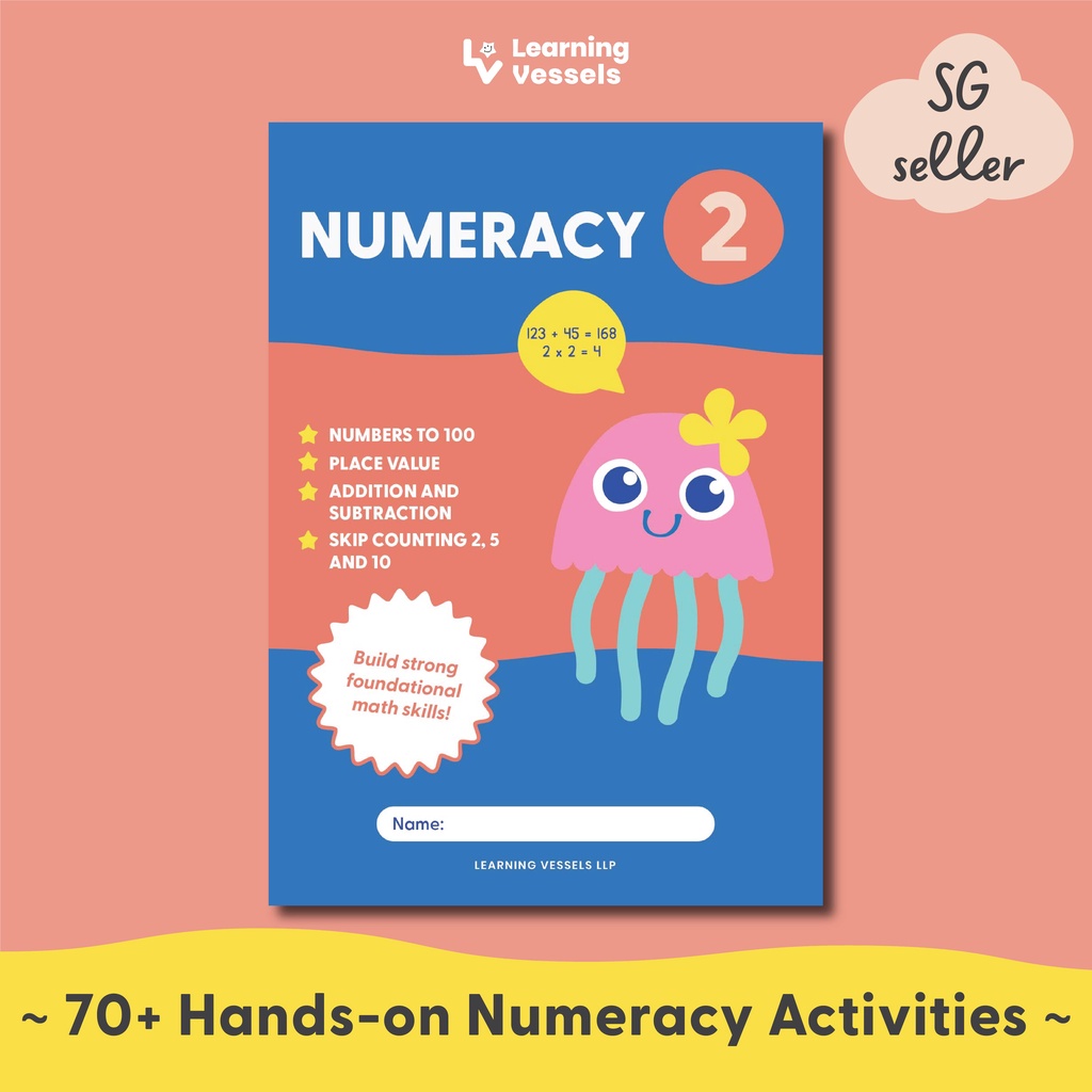 Numeracy Book 2 *SG seller* Preschool P1 Maths learning book with ...