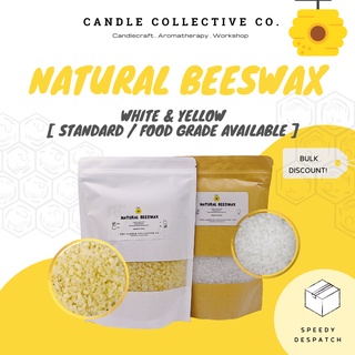 Organic Yellow Beeswax Pellets 8 oz Pure, Natural, Cosmetic Grade, Triple  Filtered, Great For Diy Lip Balms, Lotions & Candles! - White Naturals