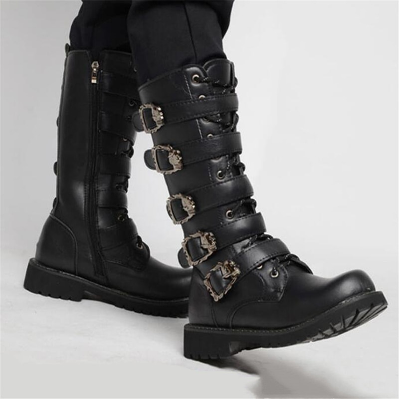 Punk sale combat boots