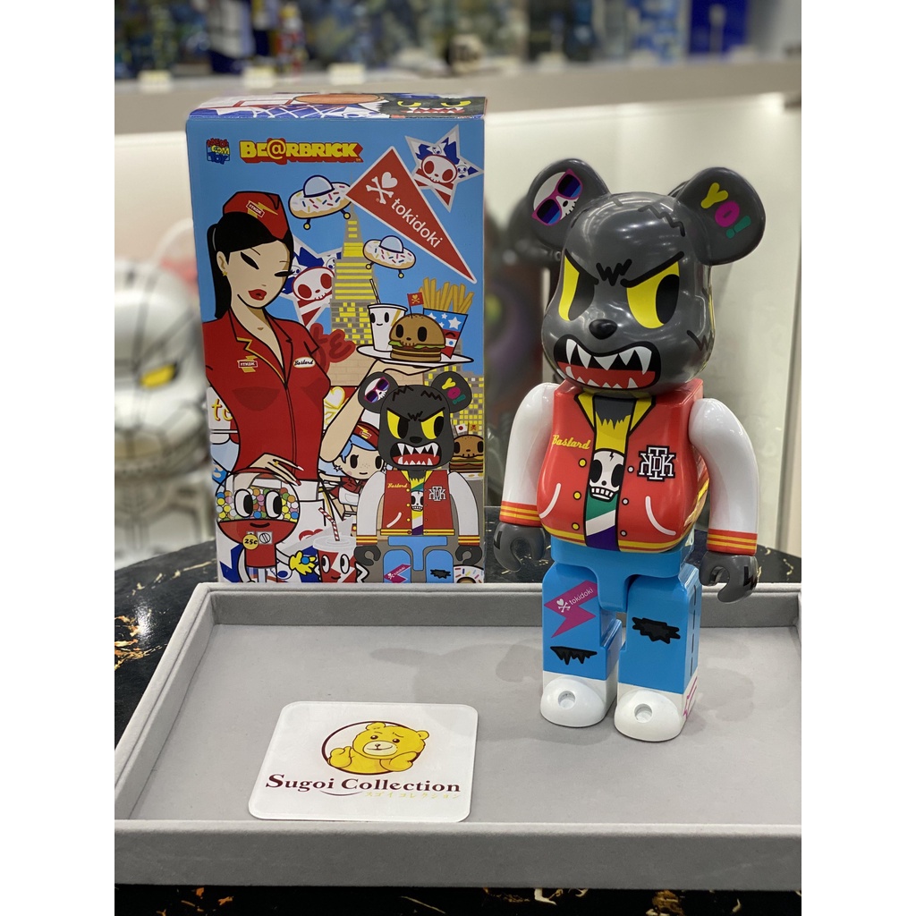 In Stock] BE@RBRICK x Tokidoki Wolf 400% bearbrick (Released in 