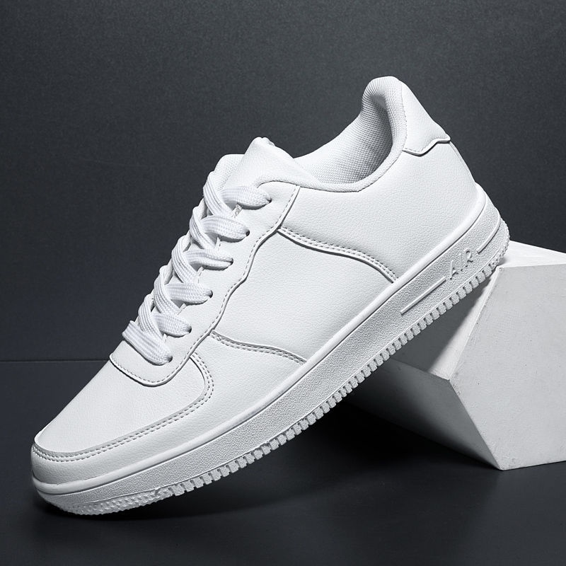 White casual leather on sale shoes