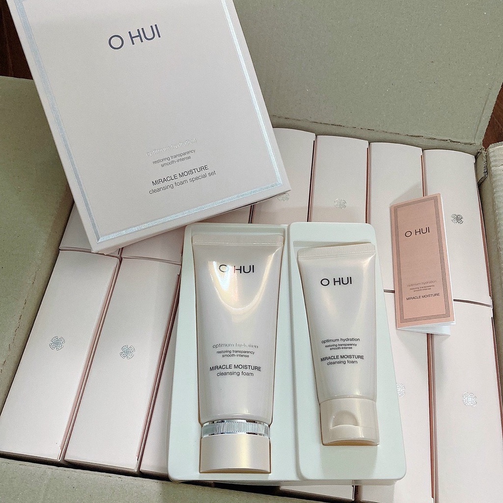 OHUI [Best SELLER] Miracle Moisture Cleansing foam Set for moisturizing