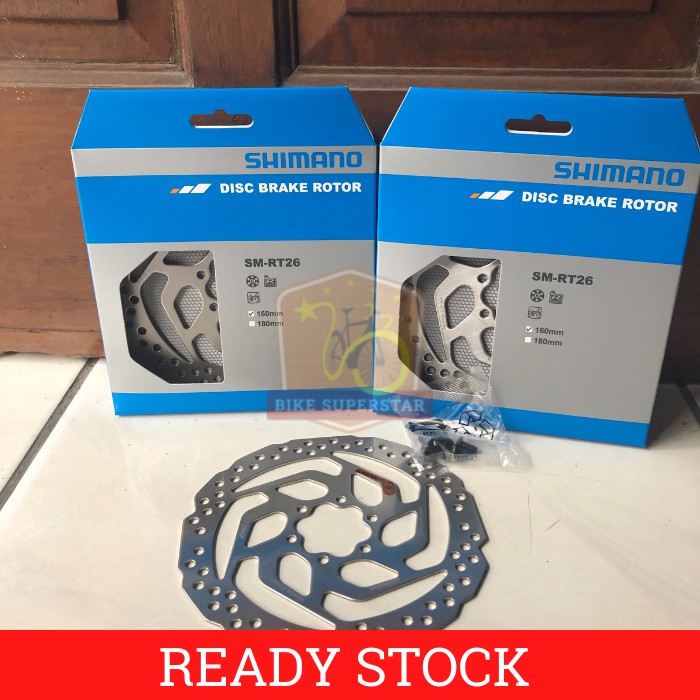 Shimano RT26 Bicycle Disc Rotor 160mm | Shopee Singapore