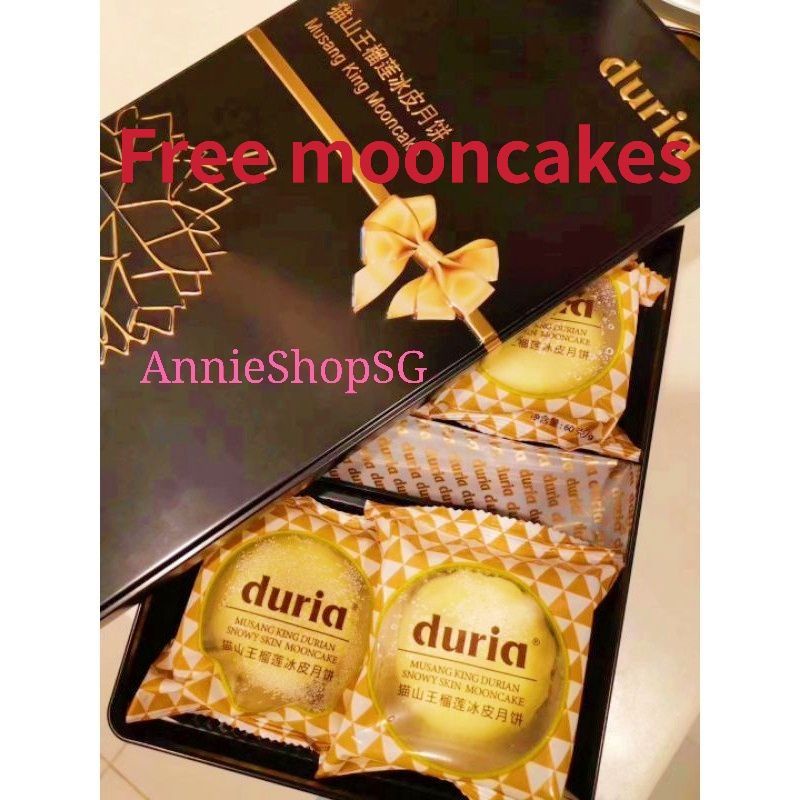 Duria Musang King snow skin mooncake packaging