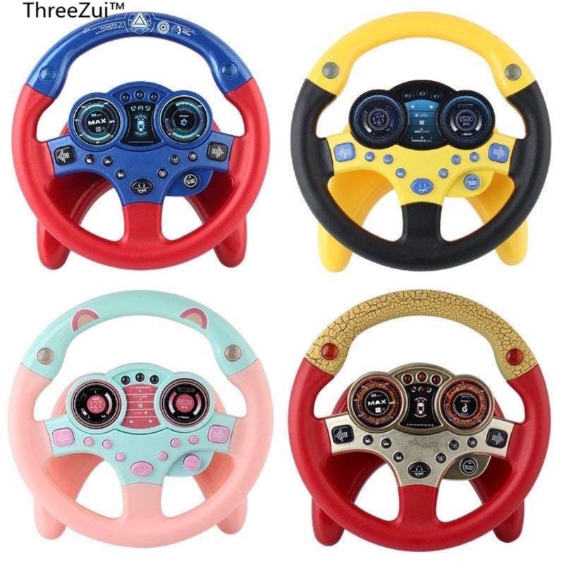 Kids car deals steering wheel