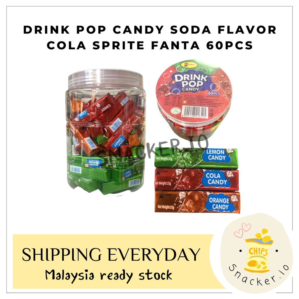 M'sia | DRINK POP CANDY SODA FLAVOR COLA SPRITE FANTA 60PCS | Shopee ...