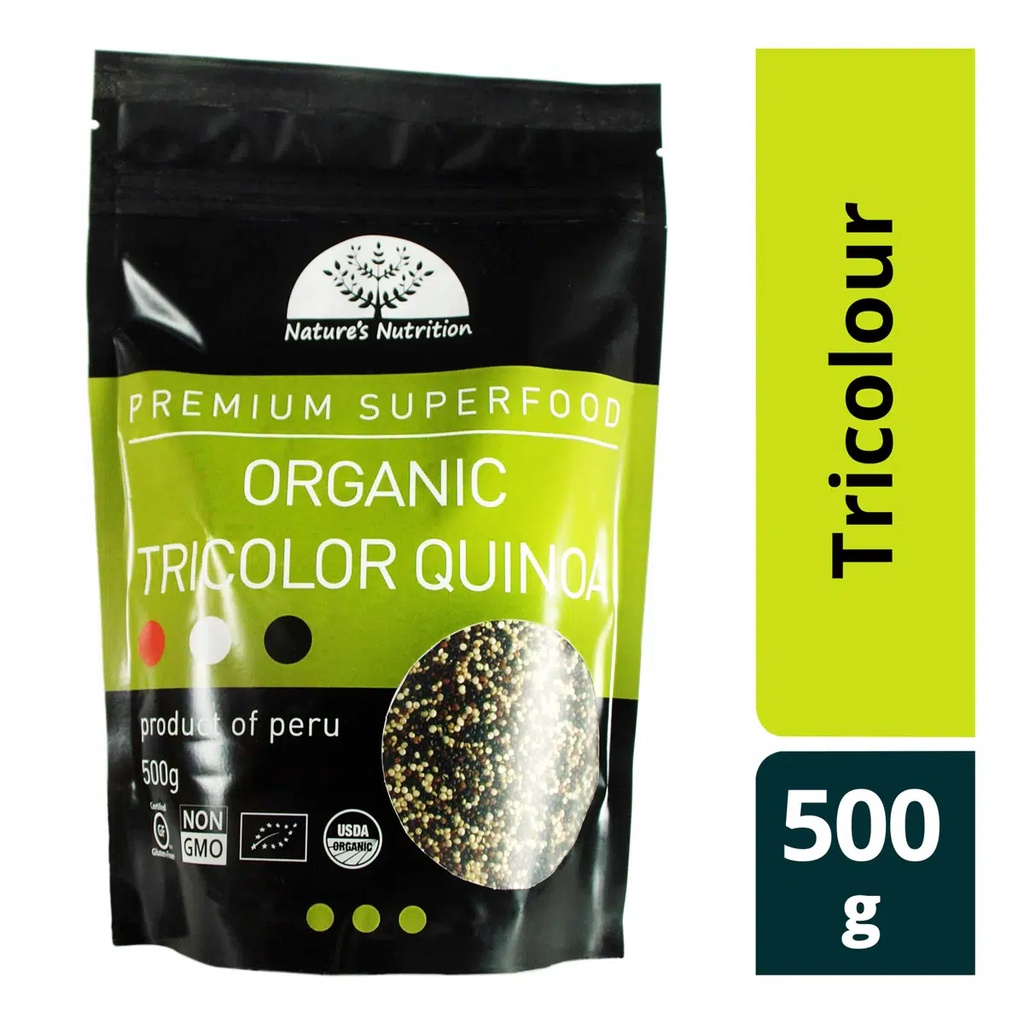 Nature's Nutrition Organic Quinoa Tricolour 500g Shopee Singapore