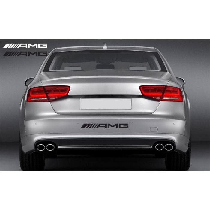 Cool car rear bumper mercedes benz amg sticker | Shopee Singapore