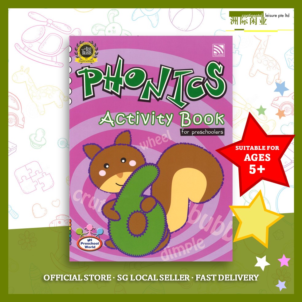 Phonics Activity Book 6 for pre-schoolers (9789830065939) | Shopee ...