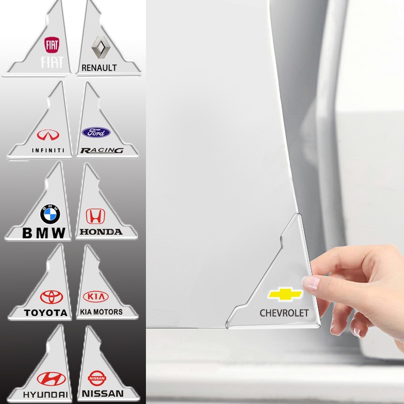 4 pieces Car door corner anticollision sticker Car door edge corner