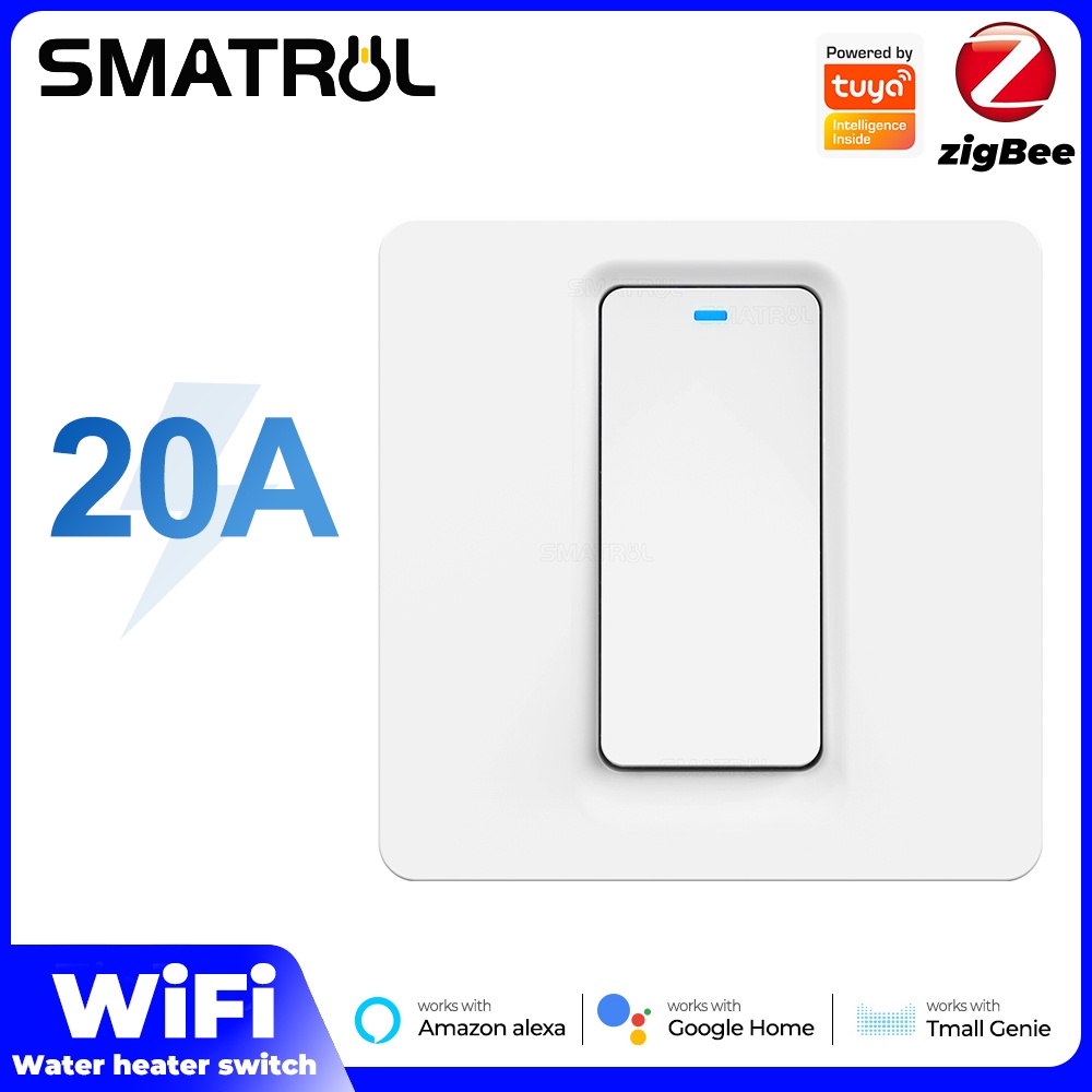SMATRUL smart switch tuya ZigBee switch 20A water heater air ...