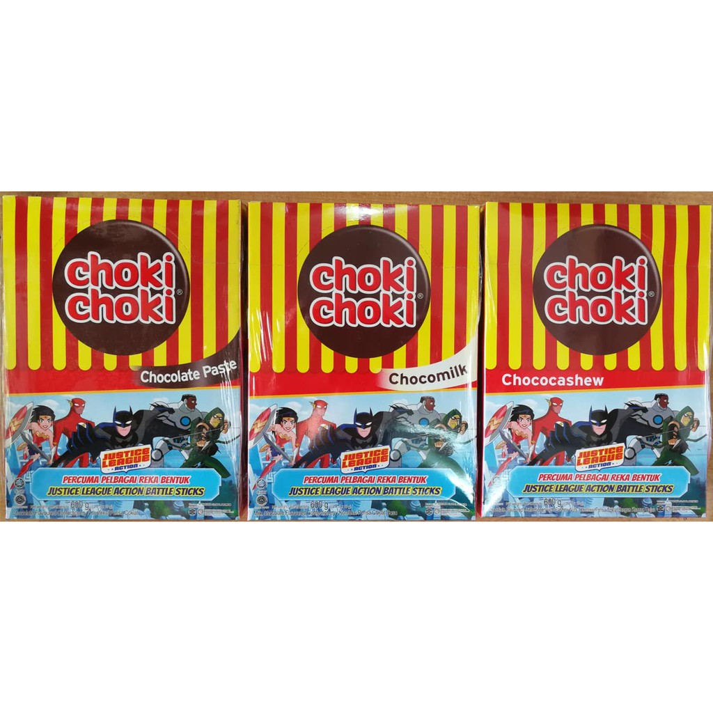 CHOKI-CHOKI CHOCOLATE TUBE CHOCOLATE / CHOCOMILK / CHOCOCASHEW 60PCS ...