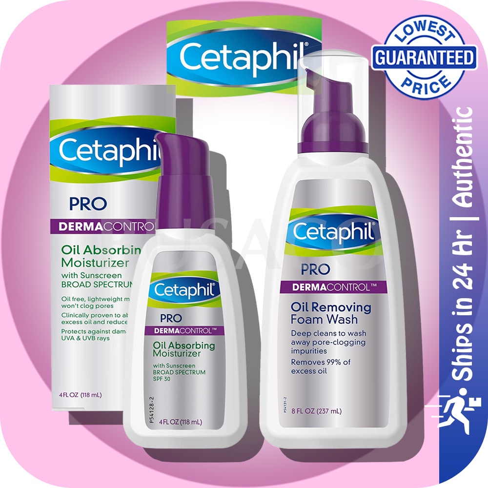 Cetaphil Pro Dermacontrol Oil Removing Foam Wash And Oil Absorbing