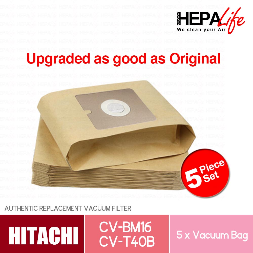 Hitachi Vaccum Bag Dust bag compatible CVBM16 CV T40B Shopee Singapore