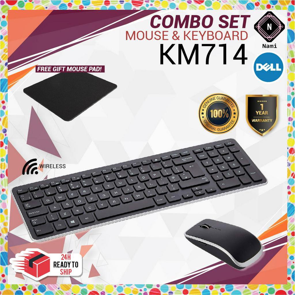 Dell Wireless Keyboard and Mouse Combo KM714 Original (Double Bubble