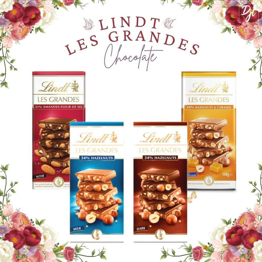 Lindt Les Grandes Chocolate 150g Swiss Chocolate Bar 1pcs | Shopee ...
