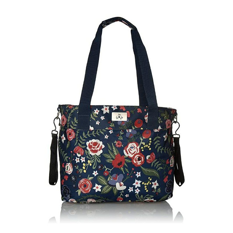 JuJuBe Machine washable Encore Tote Bag Midnight Posy Shopee