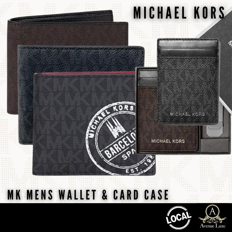 Michael Kors Logo Card Case with Bill Clip