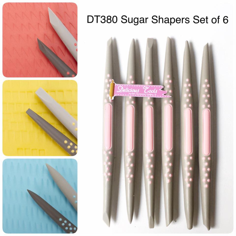 Dt380 sugar Shapers Set of 6 tools fondant clay Figure icing sugar ...