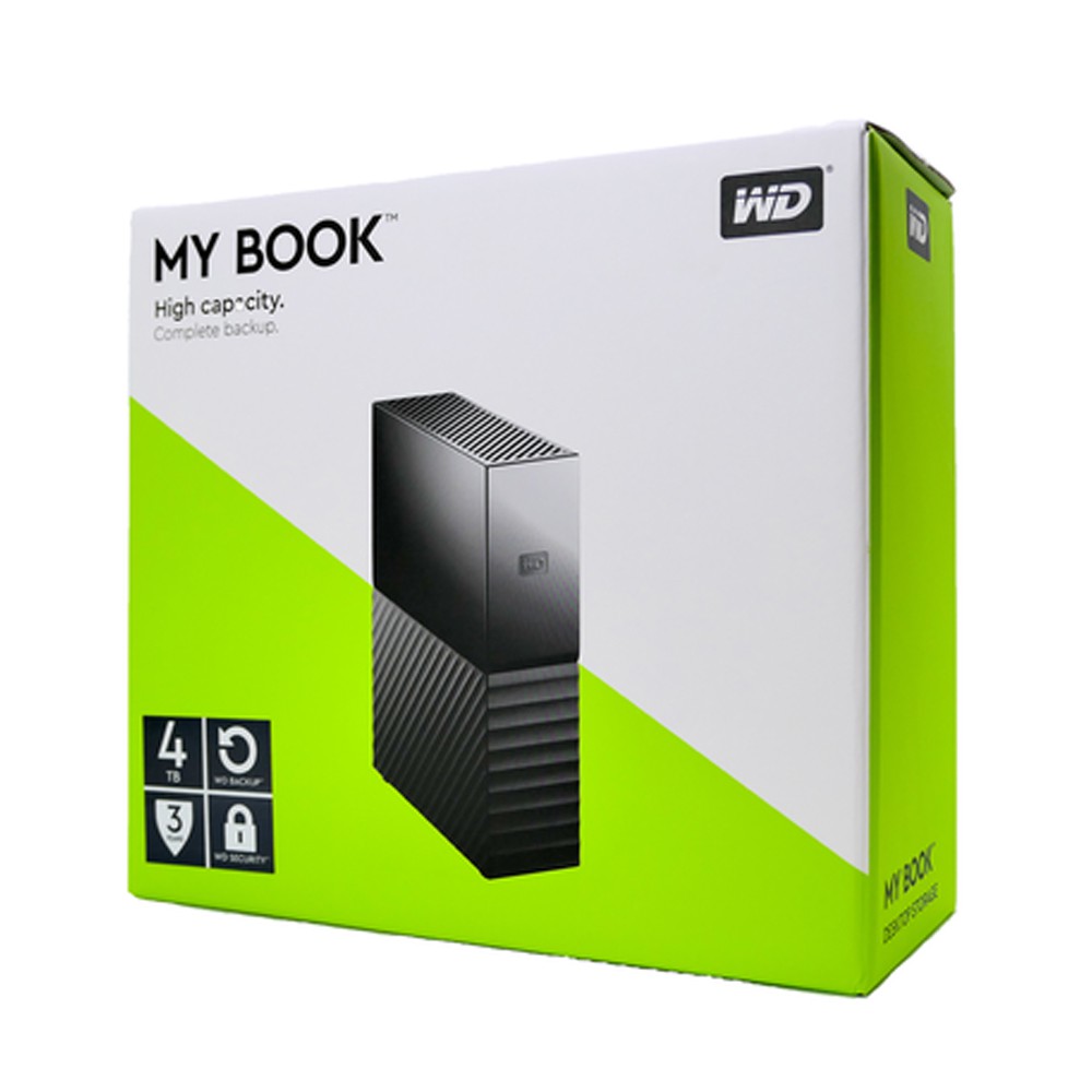 WD My Book 4TB 3.5" Desktop USB3.0 External Hard Drive WDBBGB0040HBK ...