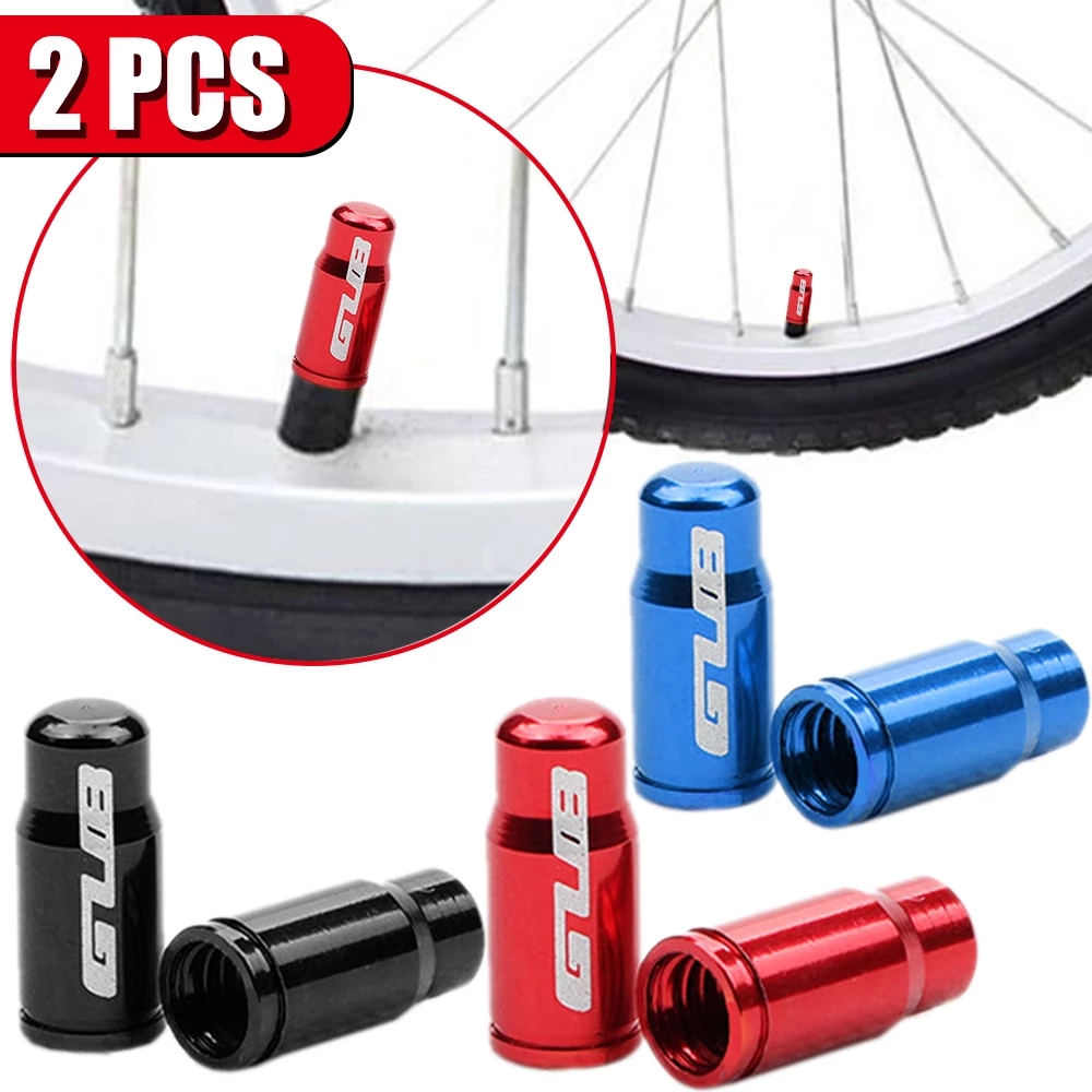 2pcs Aluminum Bicycle Tire Valve Cap Schrader/Presta Valve Cap Bike